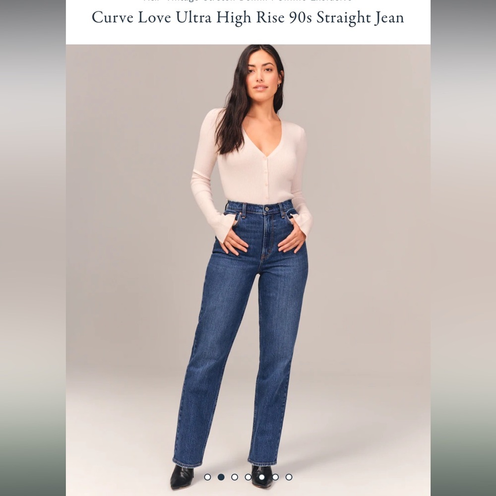 Women's Curve Love Ultra High Rise 90s Straight Jean